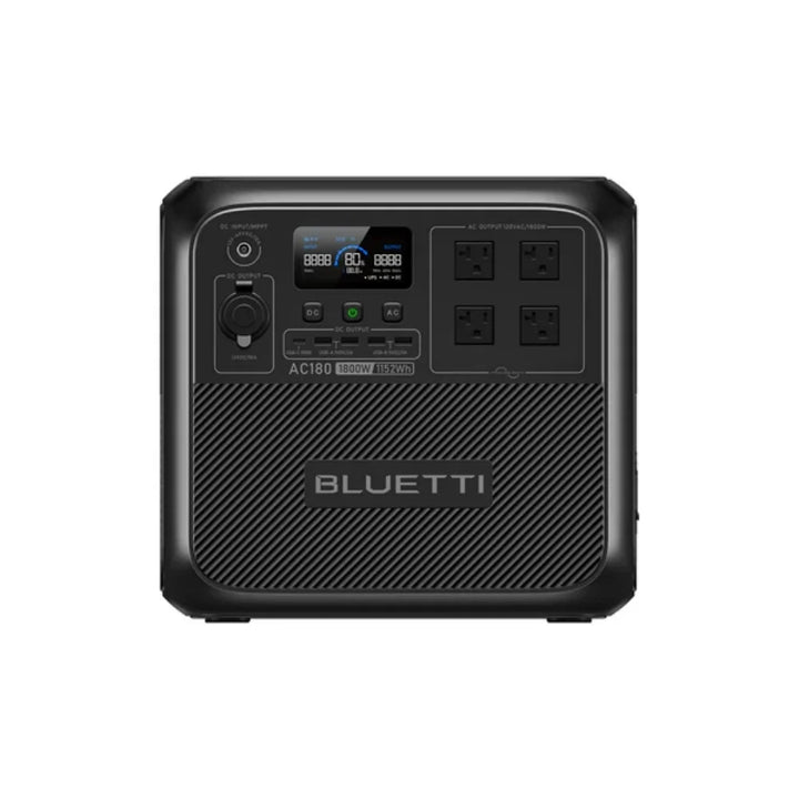 BLUETTI AC180 Portable Solar Power Station – US Plug