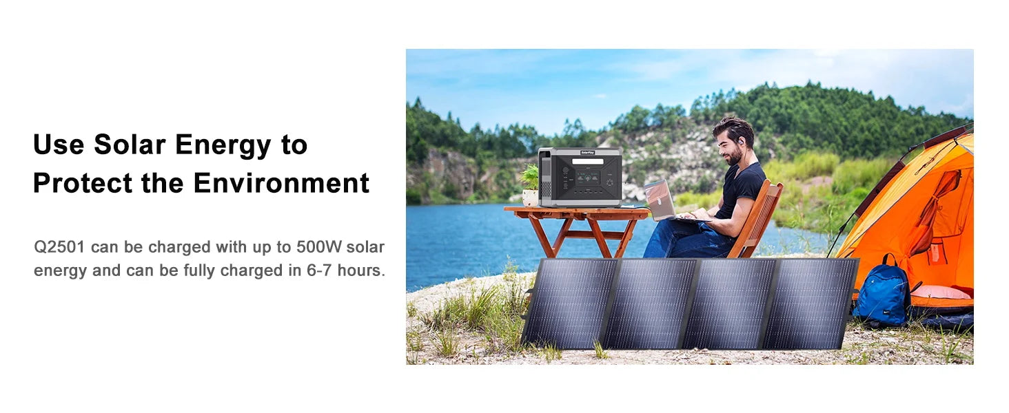 SOLARPLAY Q2501 2160Wh Portable Power Station