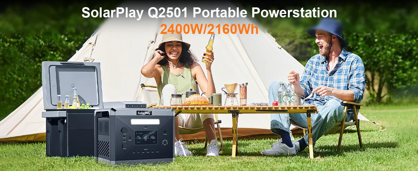 SOLARPLAY Q2501 2160Wh Portable Power Station