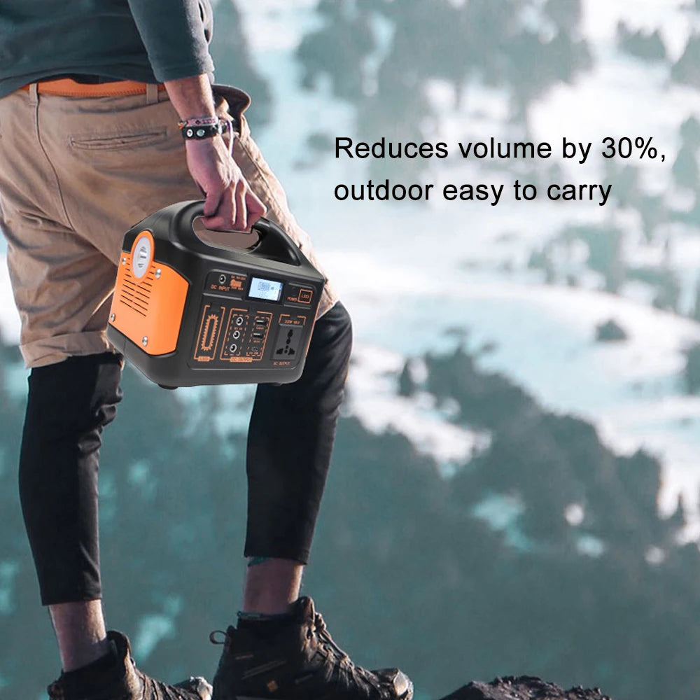 300W/500W Portable Solar Power Station – 460Wh