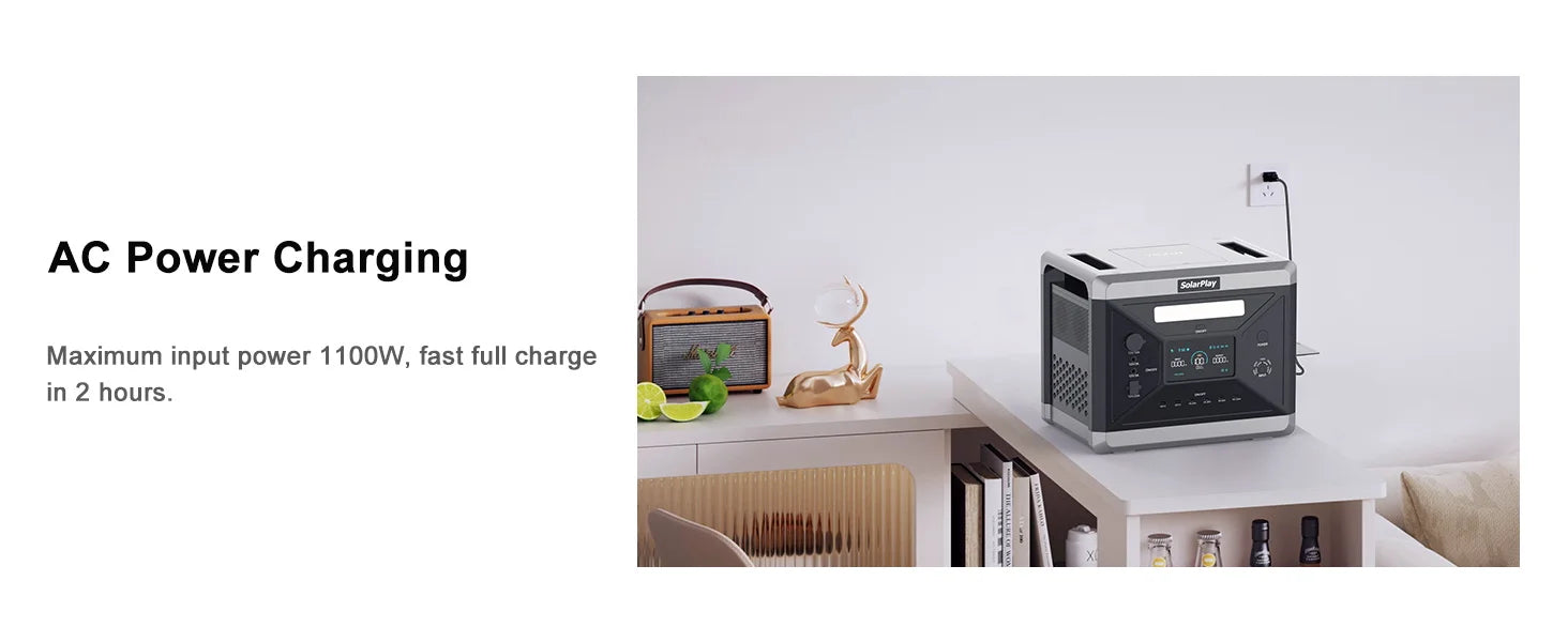 SOLARPLAY Q2501 2160Wh Portable Power Station