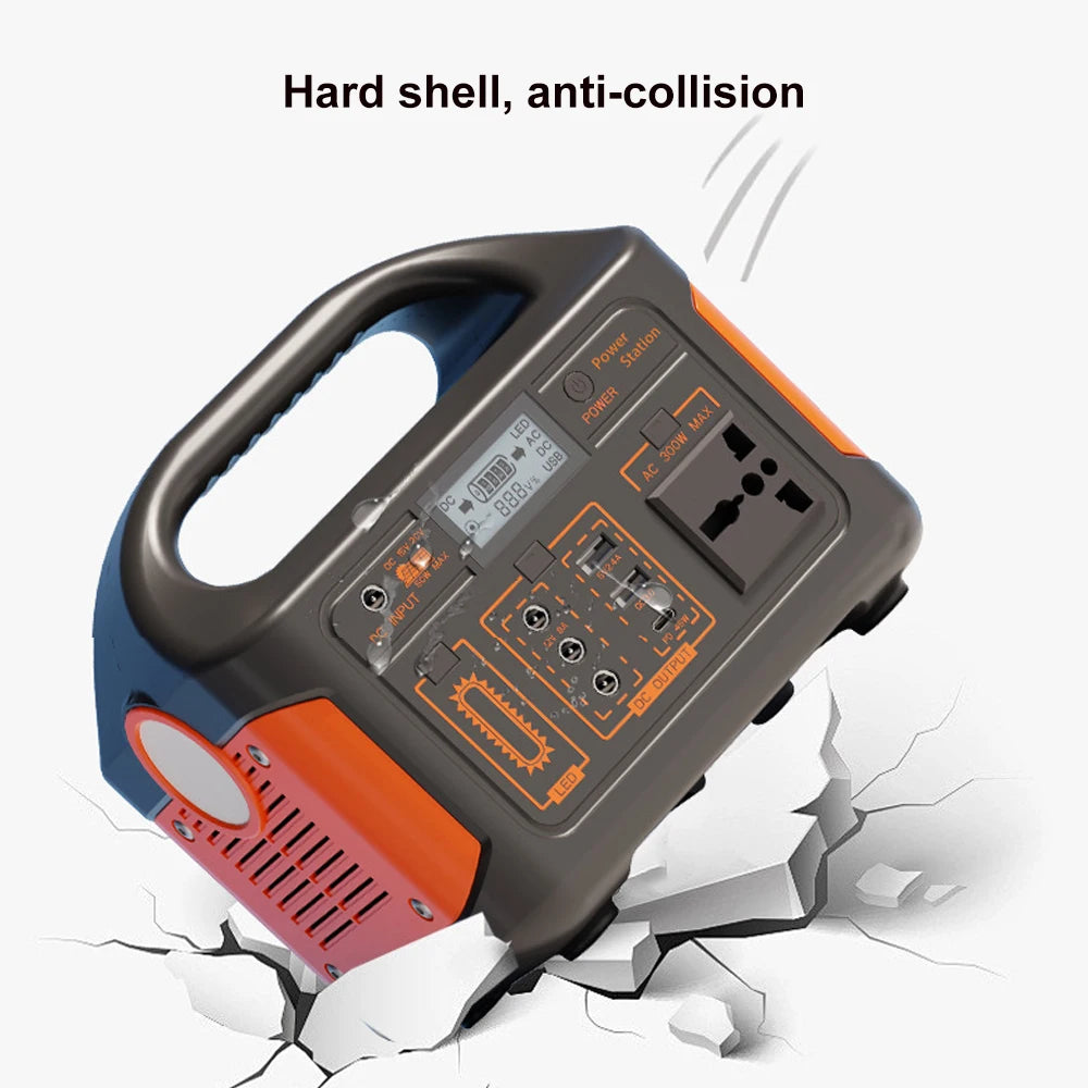 300W/500W Portable Solar Power Station – 460Wh