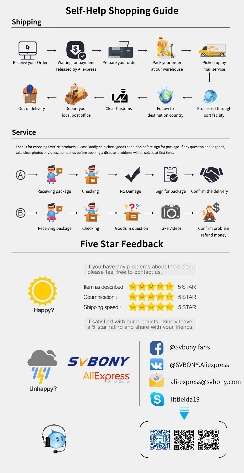 SVBONY SV47 Waterproof Binoculars