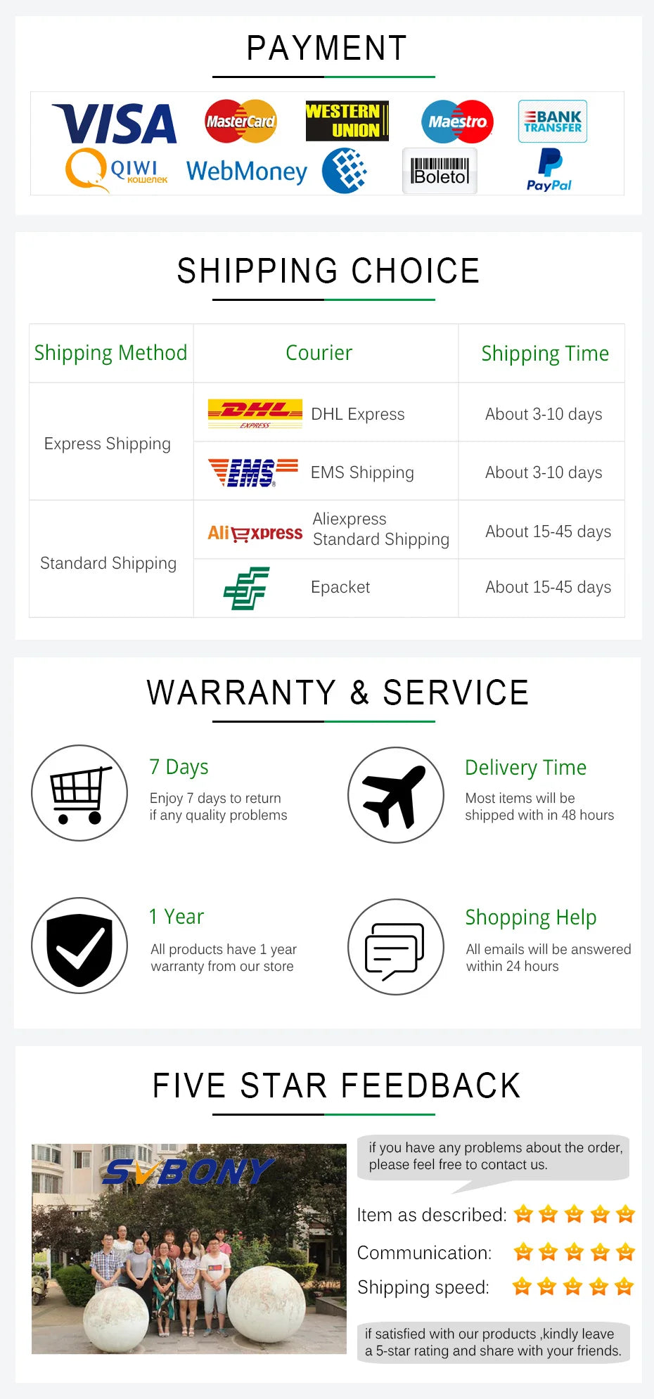 SVBONY SV47 Waterproof Binoculars