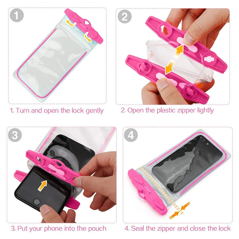 Waterproof Phone Pouch – 6 Inch Dry Bag Case