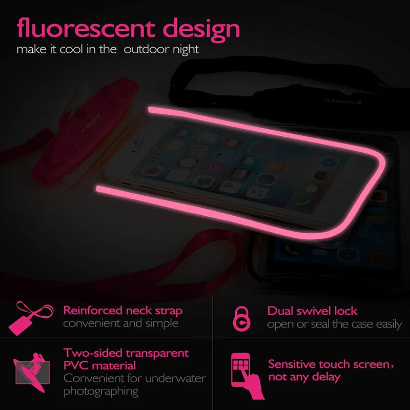 Waterproof Phone Pouch – 6 Inch Dry Bag Case