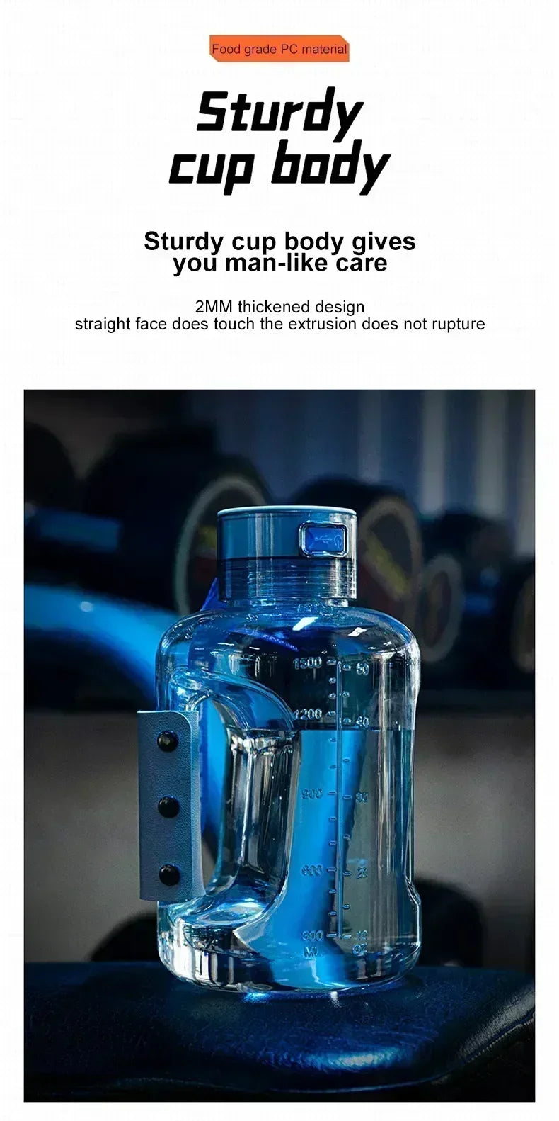 1.5L Portable Hydrogen Water Bottle