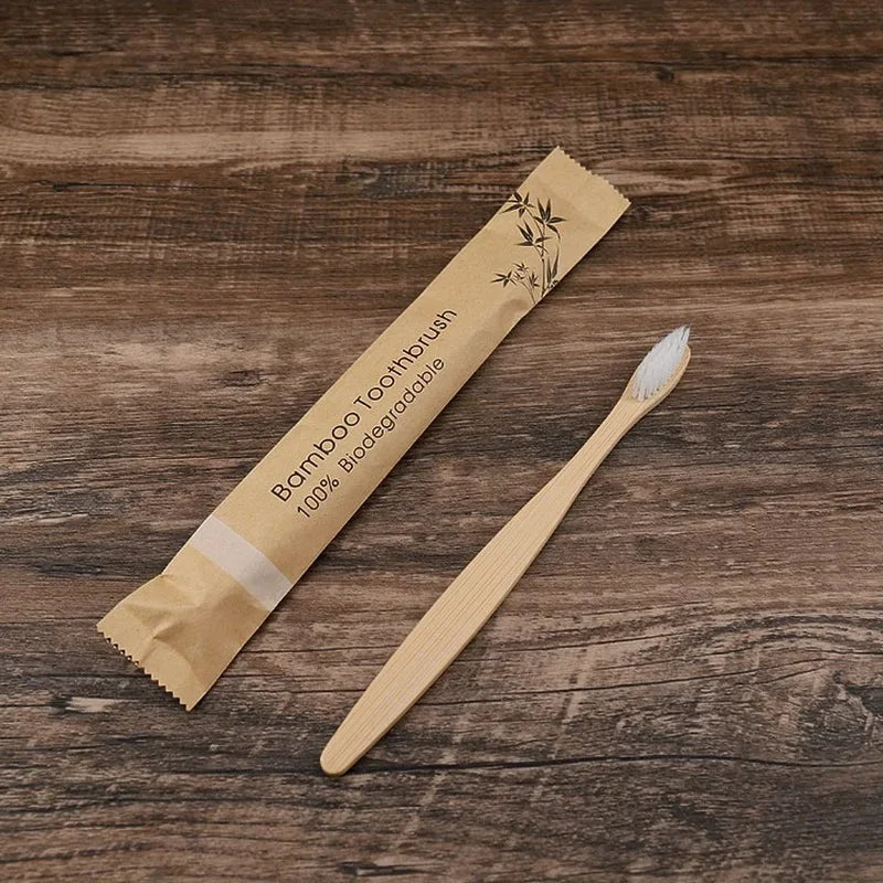 30pcs Eco-Friendly Bamboo Toothbrush Set