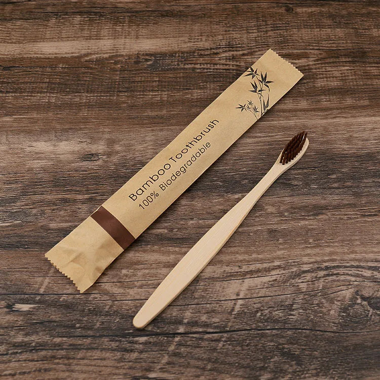 30pcs Eco-Friendly Bamboo Toothbrush Set