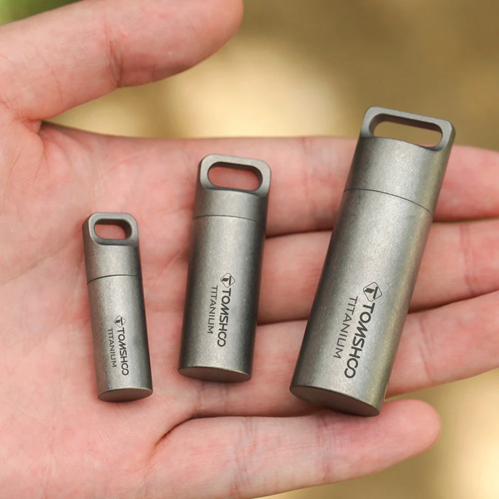 Tomshoo Titanium Waterproof Pill Box