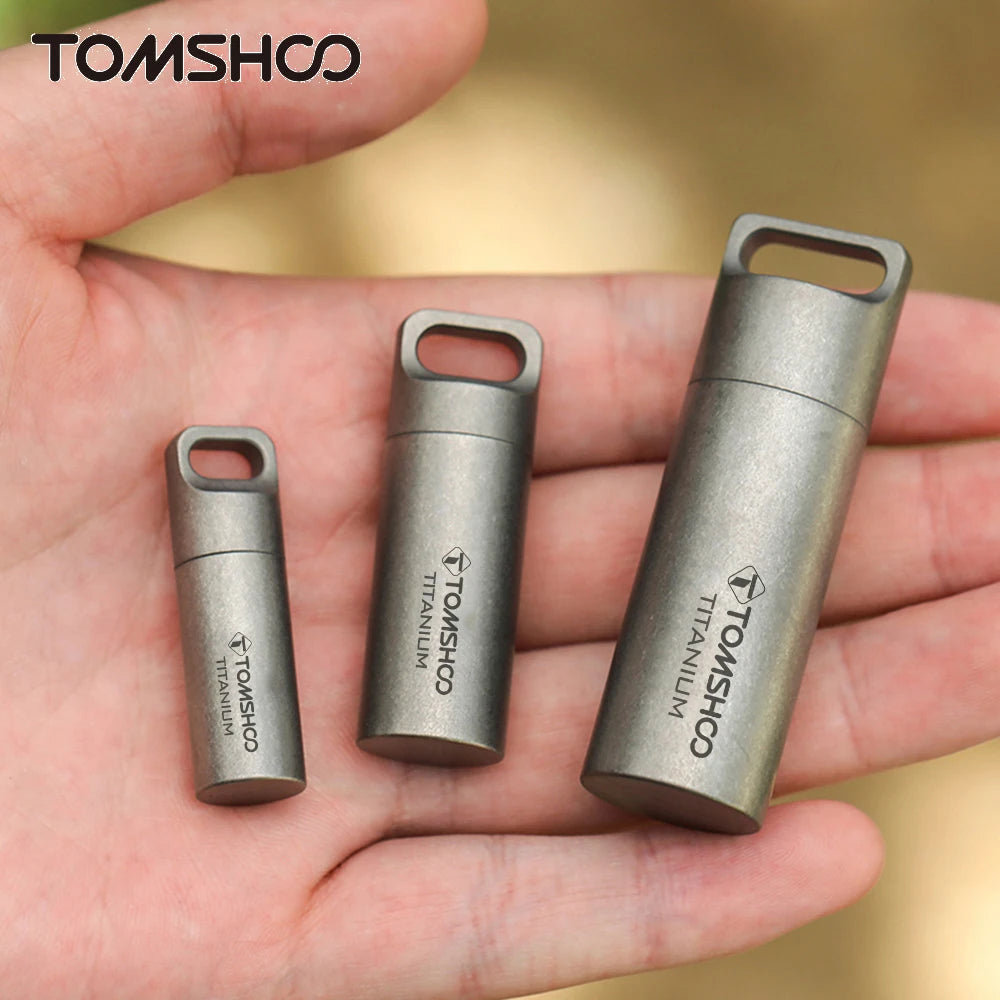 Tomshoo Titanium Waterproof Pill Box