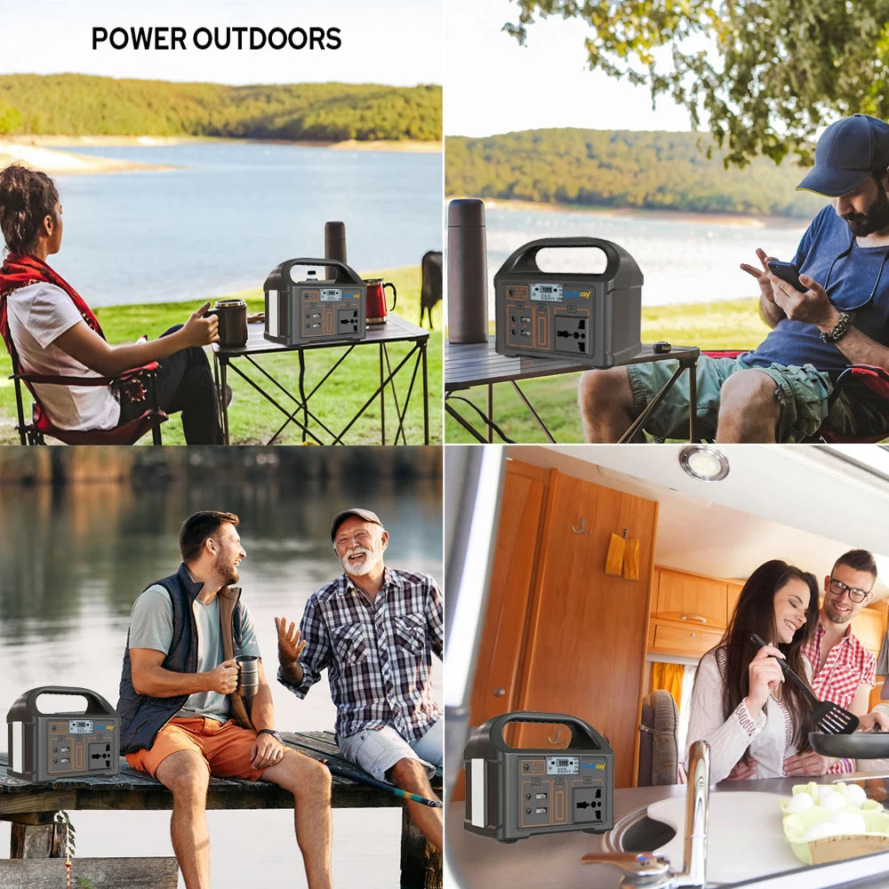 100W Portable Solar Power Station – 24,000mAh