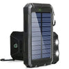 80000mAh Solar Power Bank with LED Light
