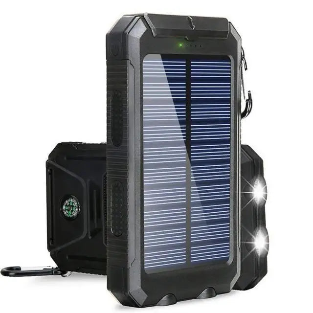 80000mAh Solar Power Bank with LED Light