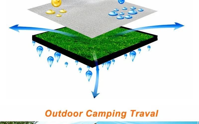 Thermal Camping Foam Mat with Aluminum Foil