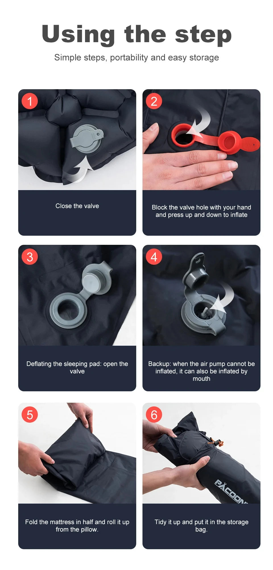 Ultralight Camping Inflatable Air Mattress