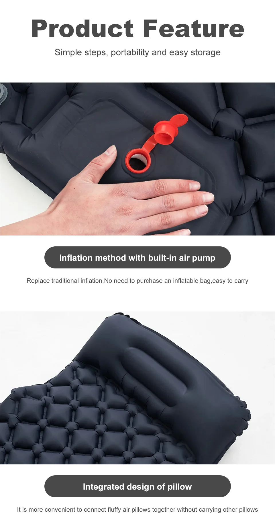 Ultralight Camping Inflatable Air Mattress