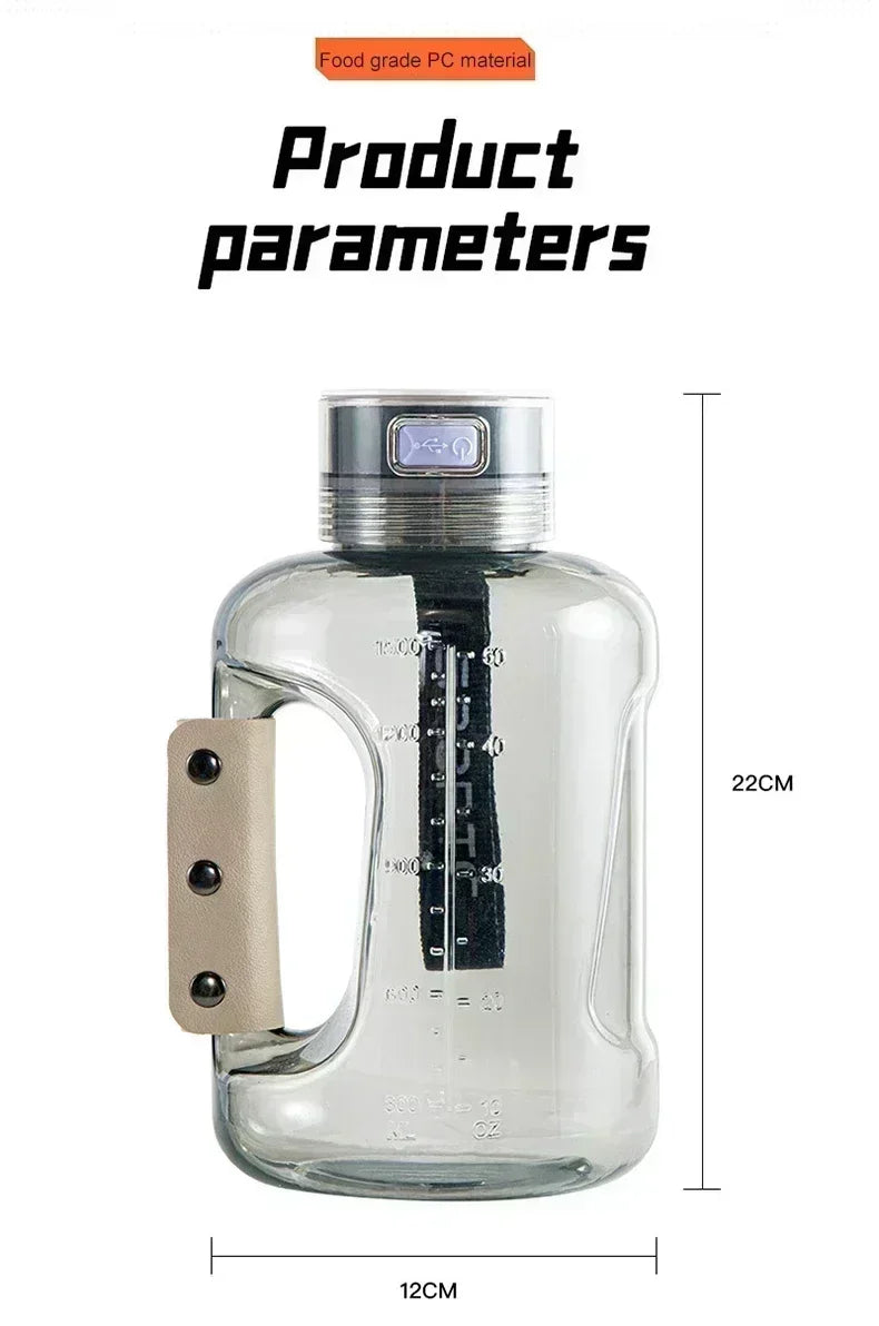 1.5L Portable Hydrogen Water Bottle