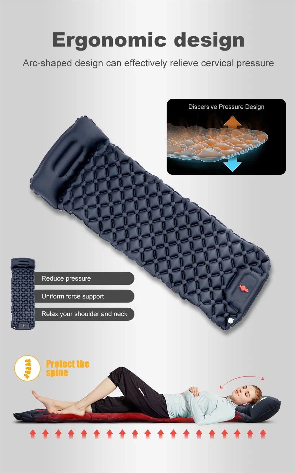 Ultralight Camping Inflatable Air Mattress