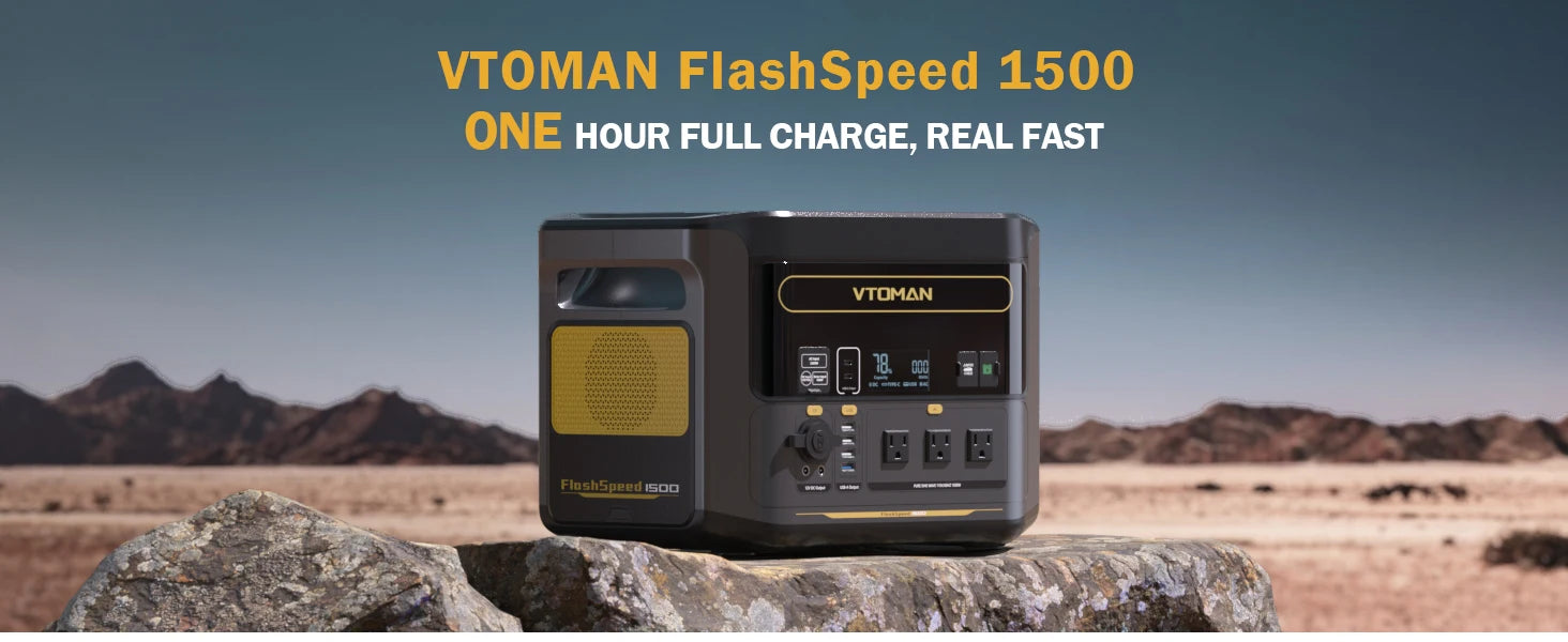VTOMAN FlashSpeed 1500 Portable Power Station