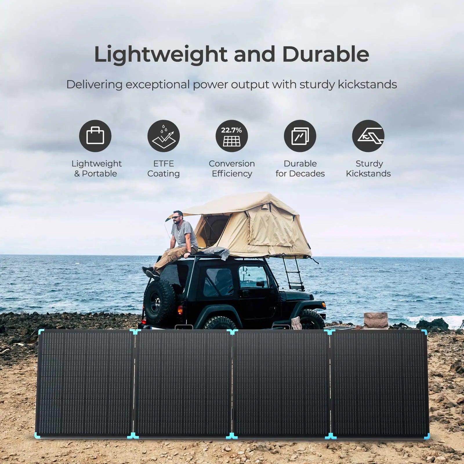 Renogy 220W/400W Foldable Solar Panel Suitcase