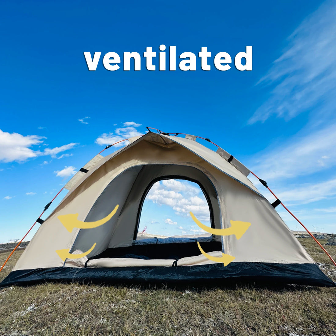 4-Person Automatic Pop-Up Outdoor Tent