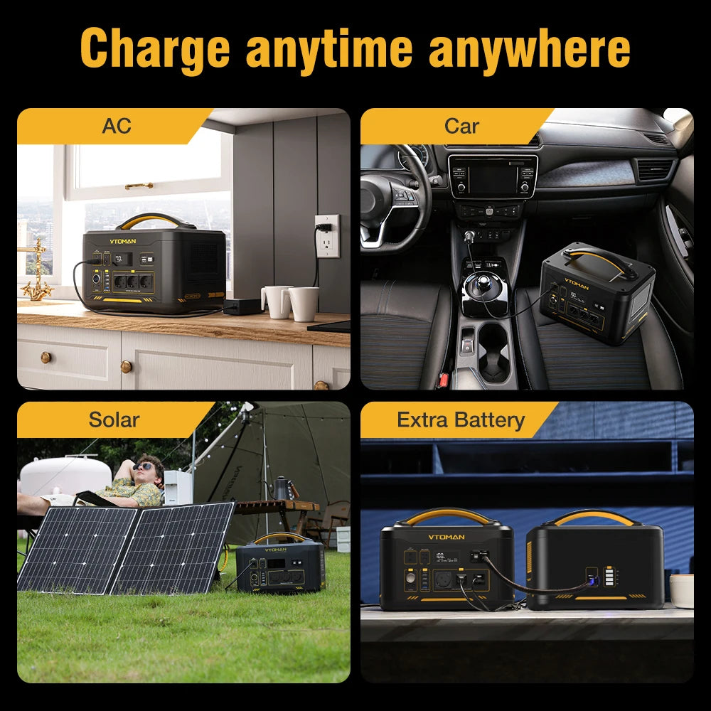 VTOMAN JUMP 2200 Portable Solar Power Station