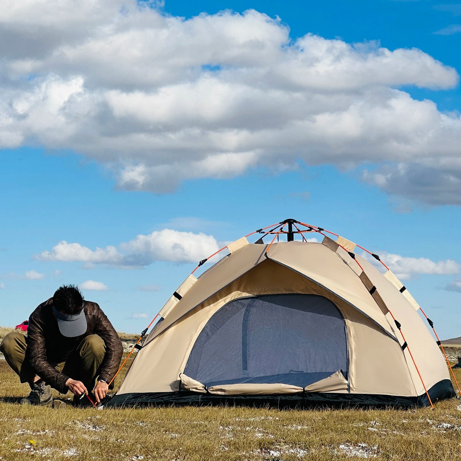 4-Person Automatic Pop-Up Outdoor Tent