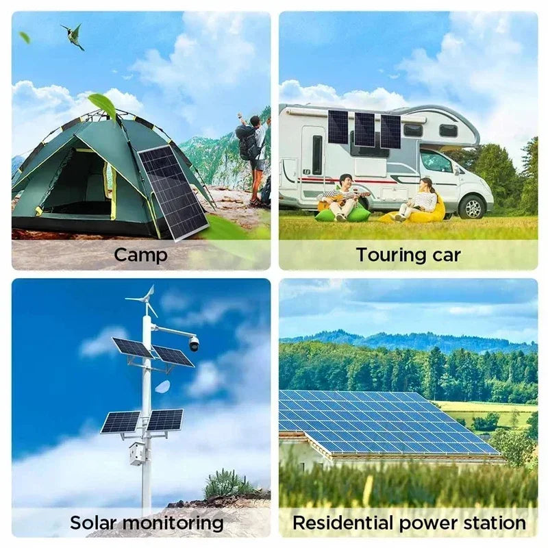 600W 12V Portable Polycrystalline Solar Panel