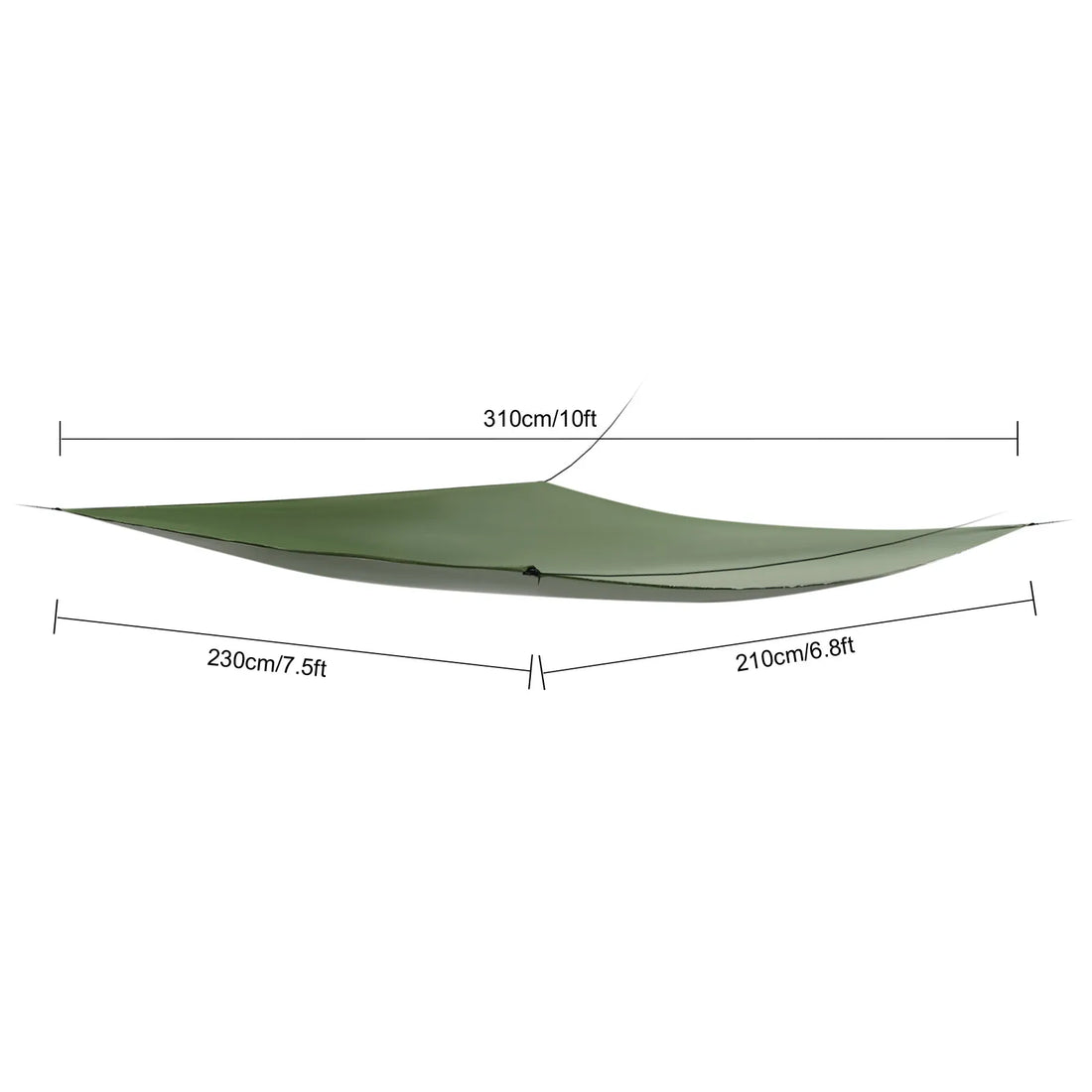 Camping Hammock with Mosquito Net & Rain Fly