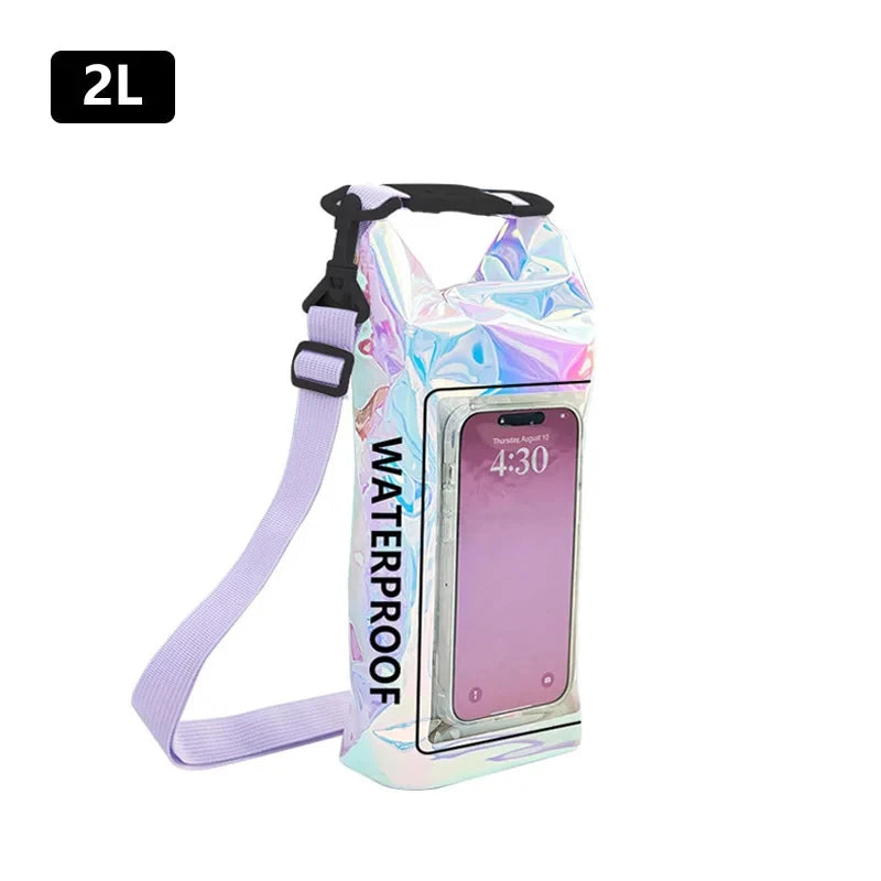 2L/5L Waterproof Dry Bag with Touchscreen Window