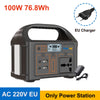 100W Portable Solar Power Station – 24,000mAh
