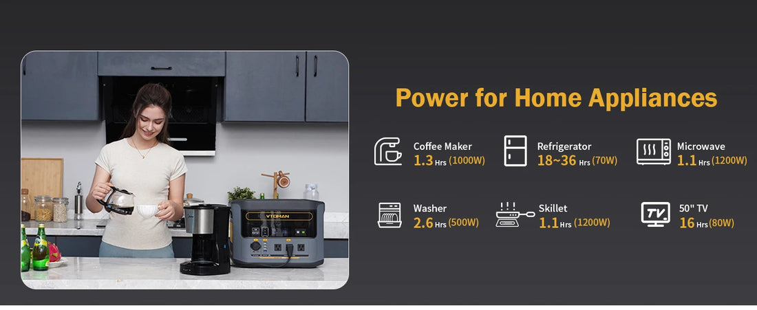 VTOMAN FlashSpeed 1500 Portable Power Station