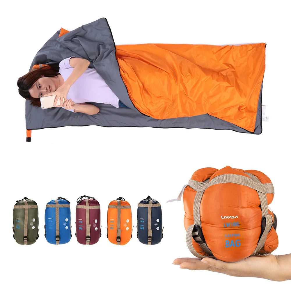 LIXADA Ultralight Envelope Sleeping Bag – 190×75cm