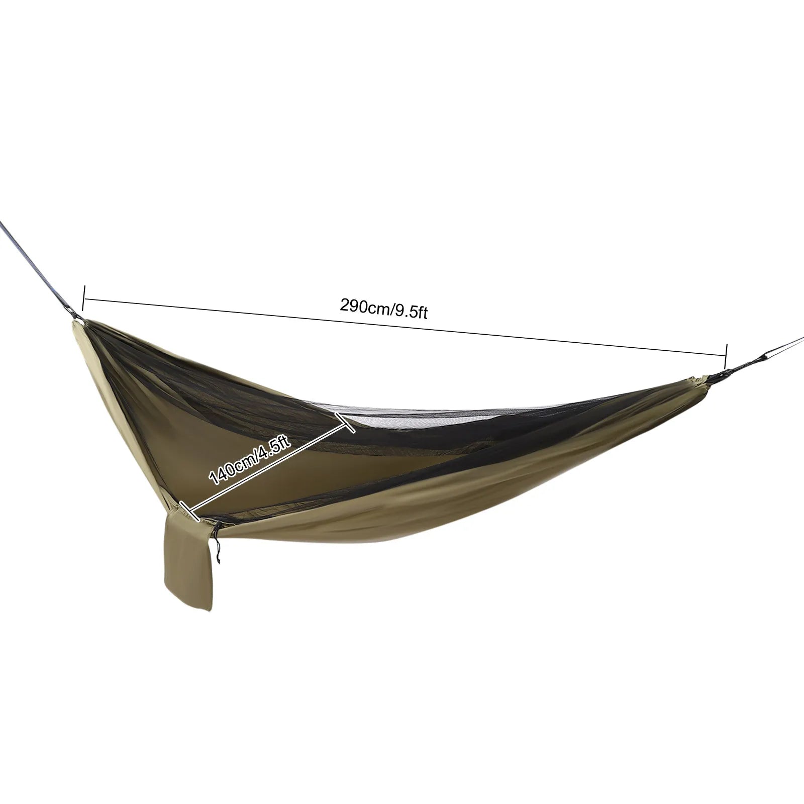 Camping Hammock with Mosquito Net & Rain Fly