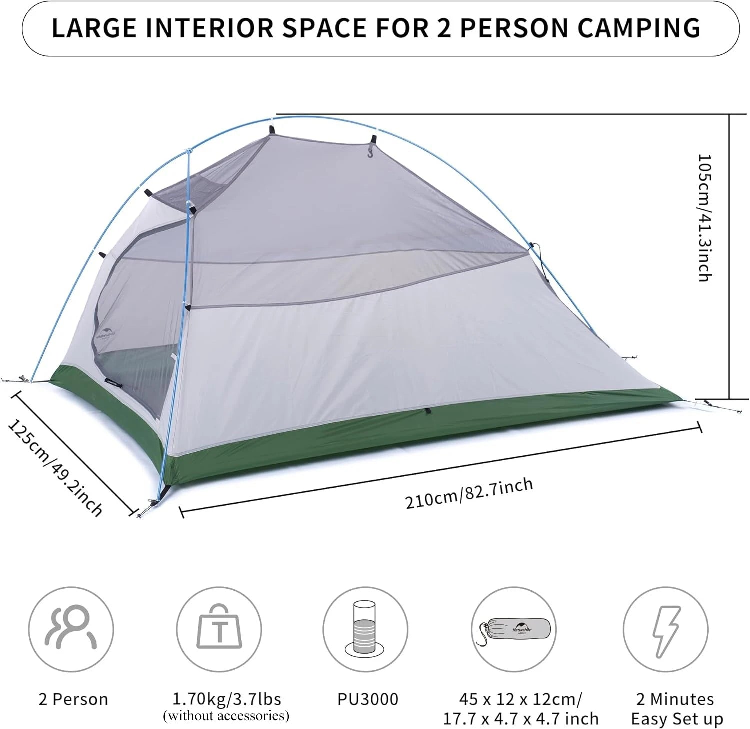 Naturehike Cloud Up 2-Person Tent