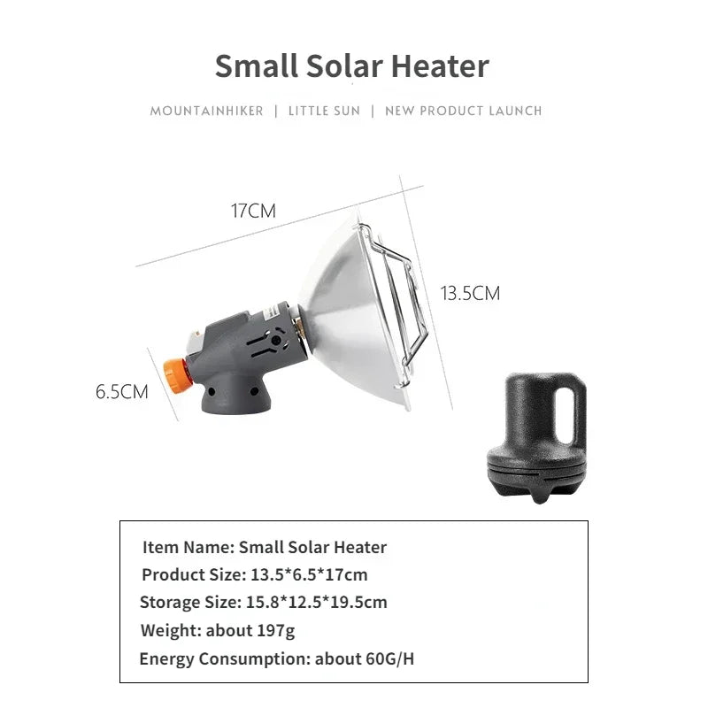 MOUNTAINHIKER Mini Portable Gas Camping Heater