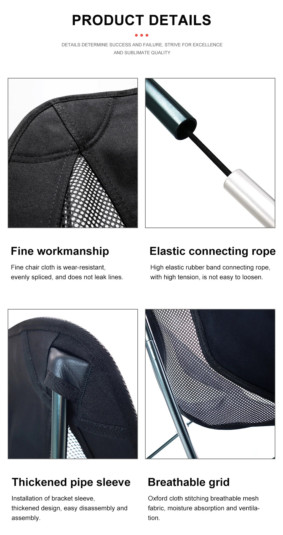 PACOONE Ultralight Folding Camping Chair