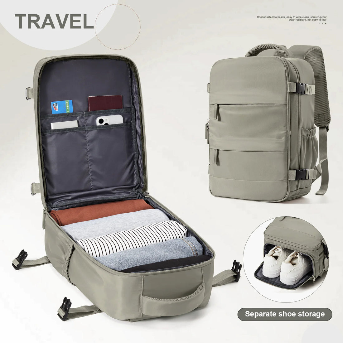 Ryanair Cabin Backpack – 40x20x25 Travel Bag