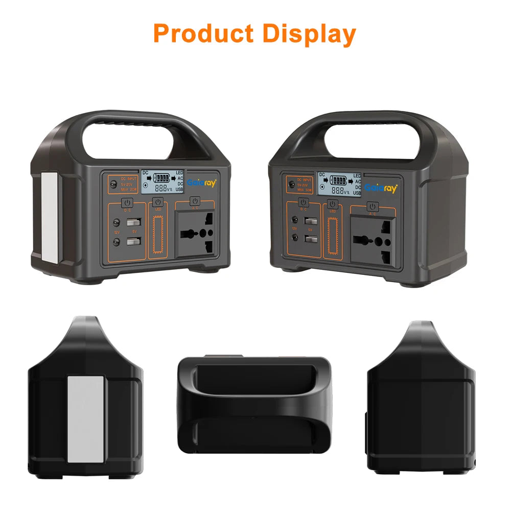 100W Portable Solar Power Station – 24,000mAh