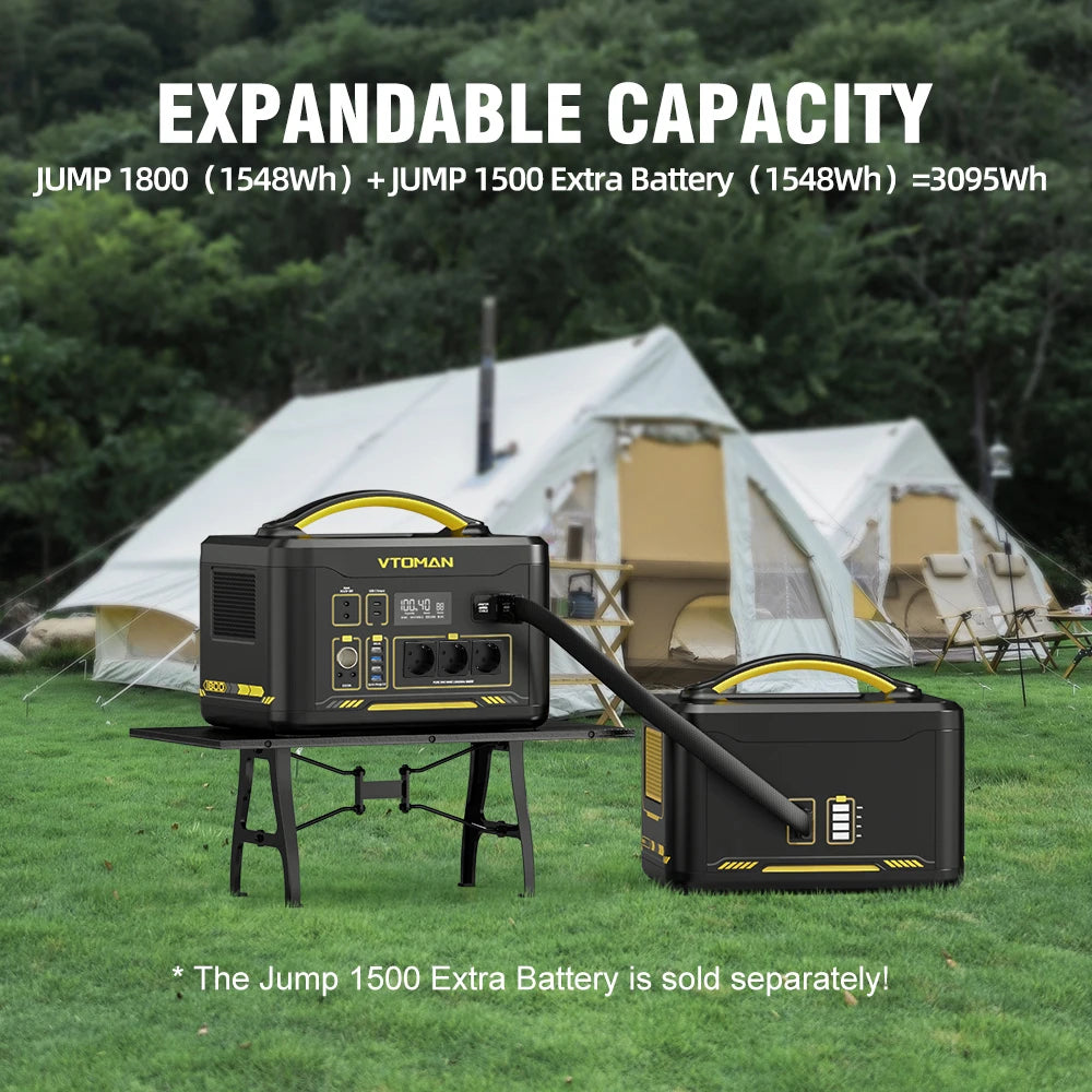 VTOMAN JUMP 2200 Portable Solar Power Station