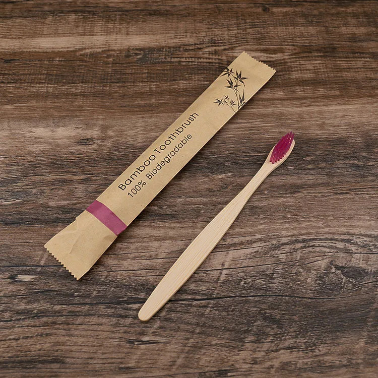 30pcs Eco-Friendly Bamboo Toothbrush Set