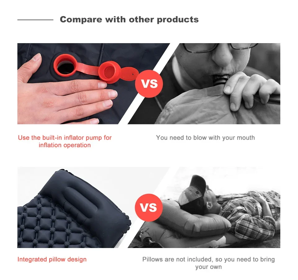 Ultralight Camping Inflatable Air Mattress