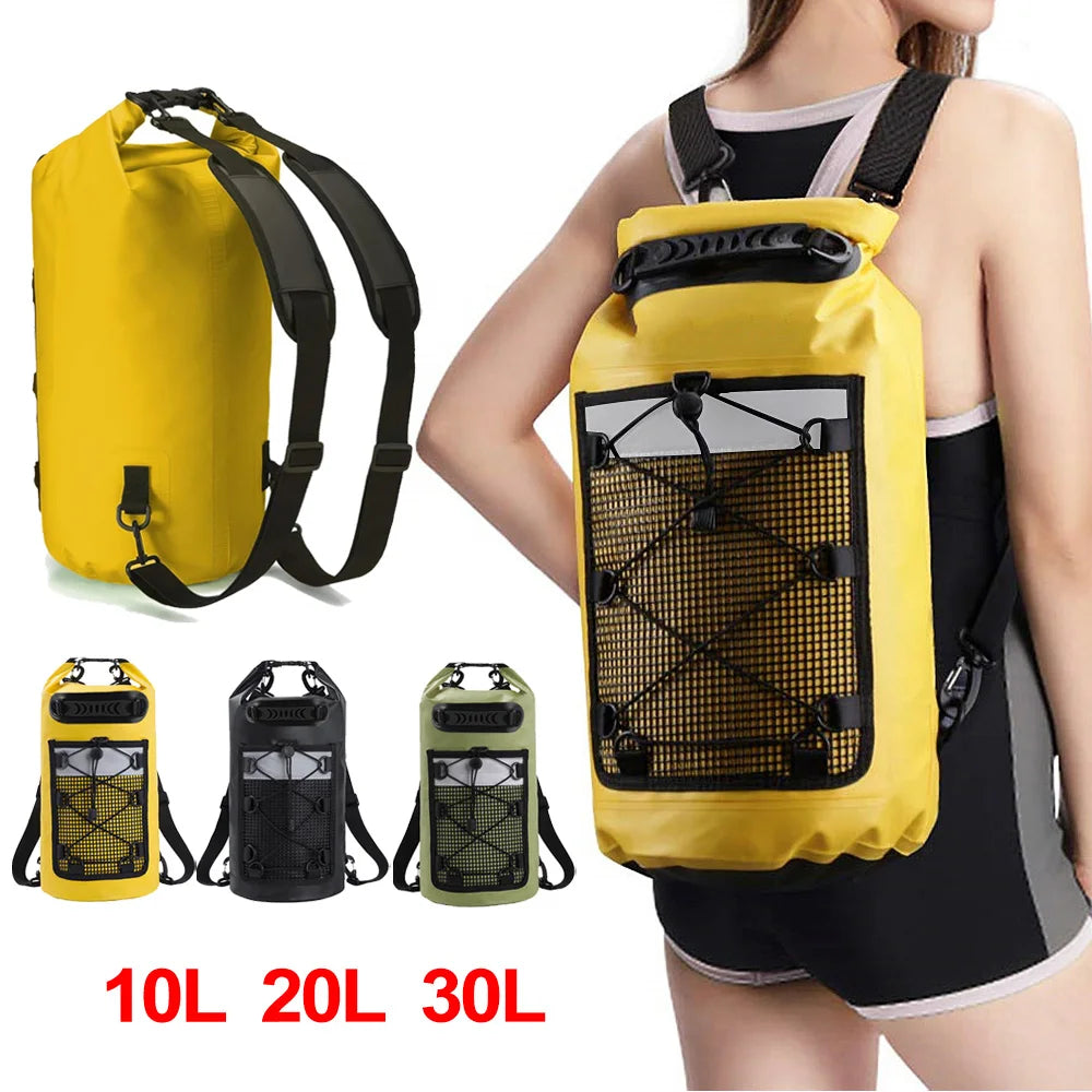 Waterproof PVC Dry Bag Backpack – 10L/20L