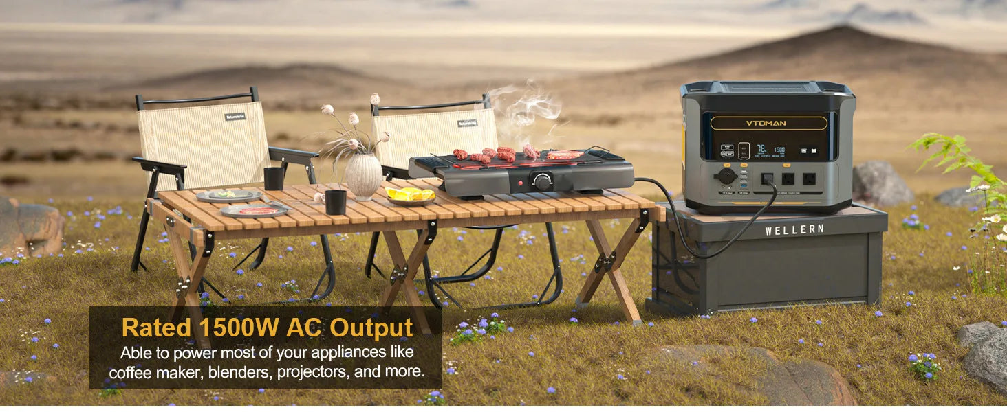 VTOMAN FlashSpeed 1500 Portable Power Station