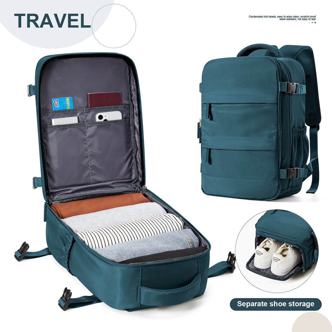 Ryanair Cabin Backpack – 40x20x25 Travel Bag