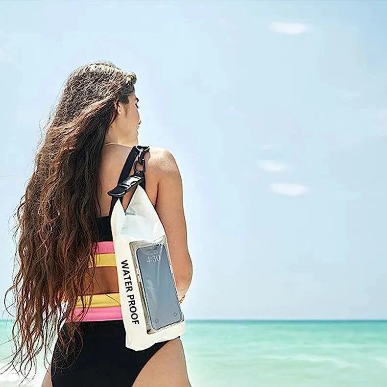 2L/5L Waterproof Dry Bag with Touchscreen Window