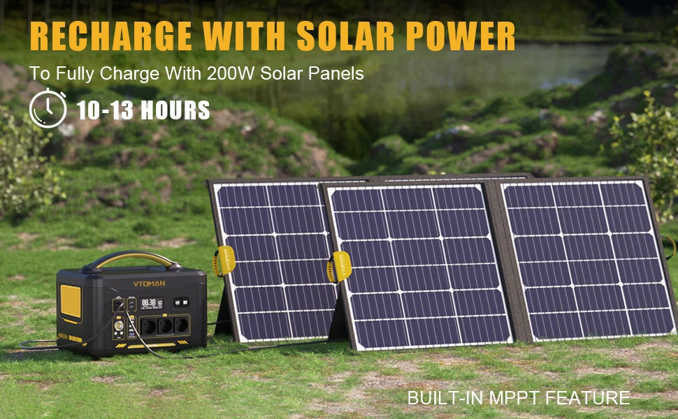 VTOMAN JUMP 2200 Portable Solar Power Station