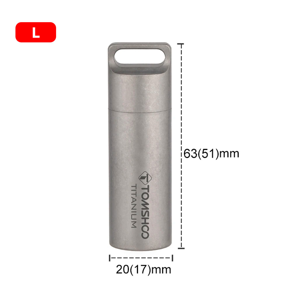 Tomshoo Titanium Waterproof Pill Box
