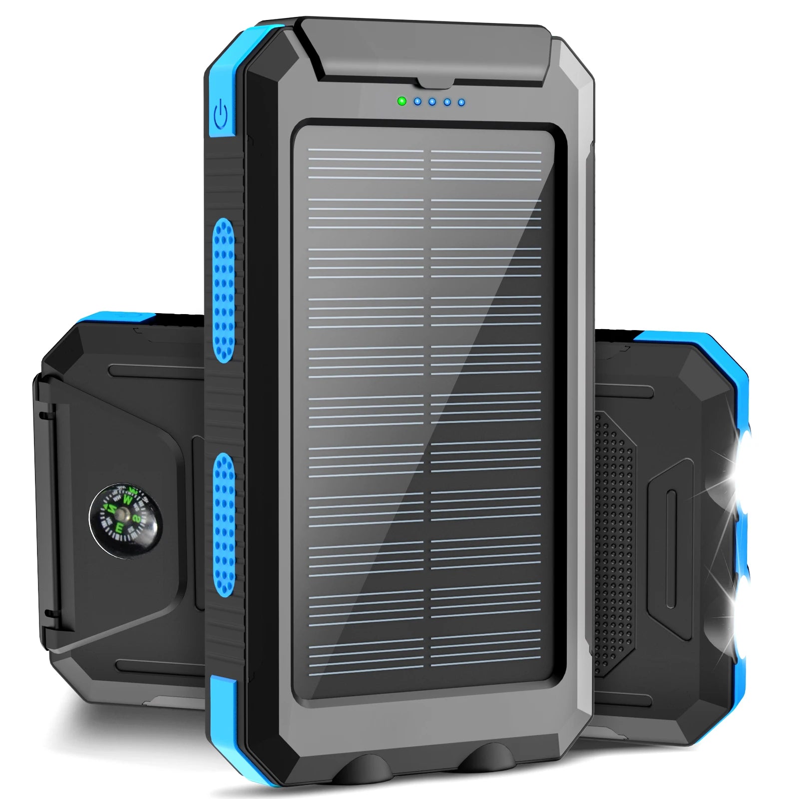 38800mAh Waterproof Solar Power Bank with Dual USB